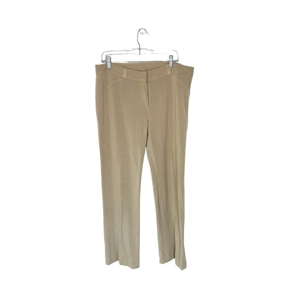 Misook Collection Tan Business Office Career Knit Dress Pants Size 12 - Picture 1 of 12